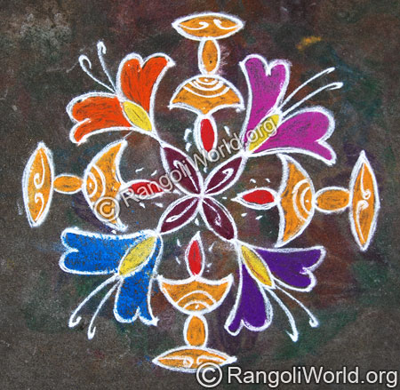 Butterfly Rangoli